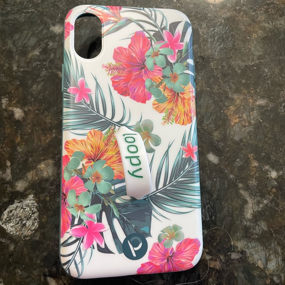 Loopy iPhone X/Xs Tropical Hibiscus Case